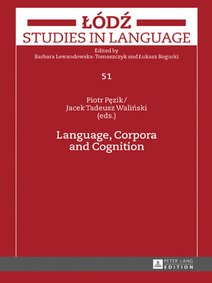 cover image of Language, Corpora and Cognition